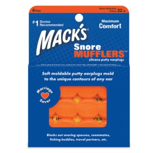 SnoreMufflers Earplugs 6 pairs