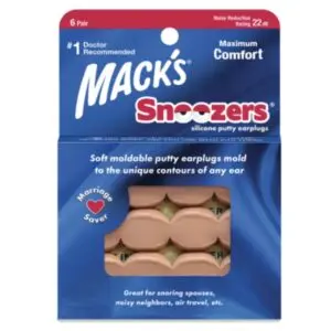 Snoozers Earplugs 6 pairs
