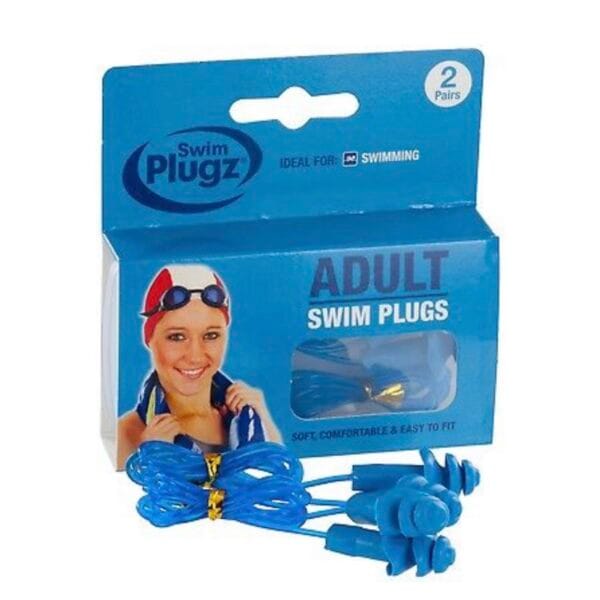 Swim Plugz Adult Earplugs 2 pairs